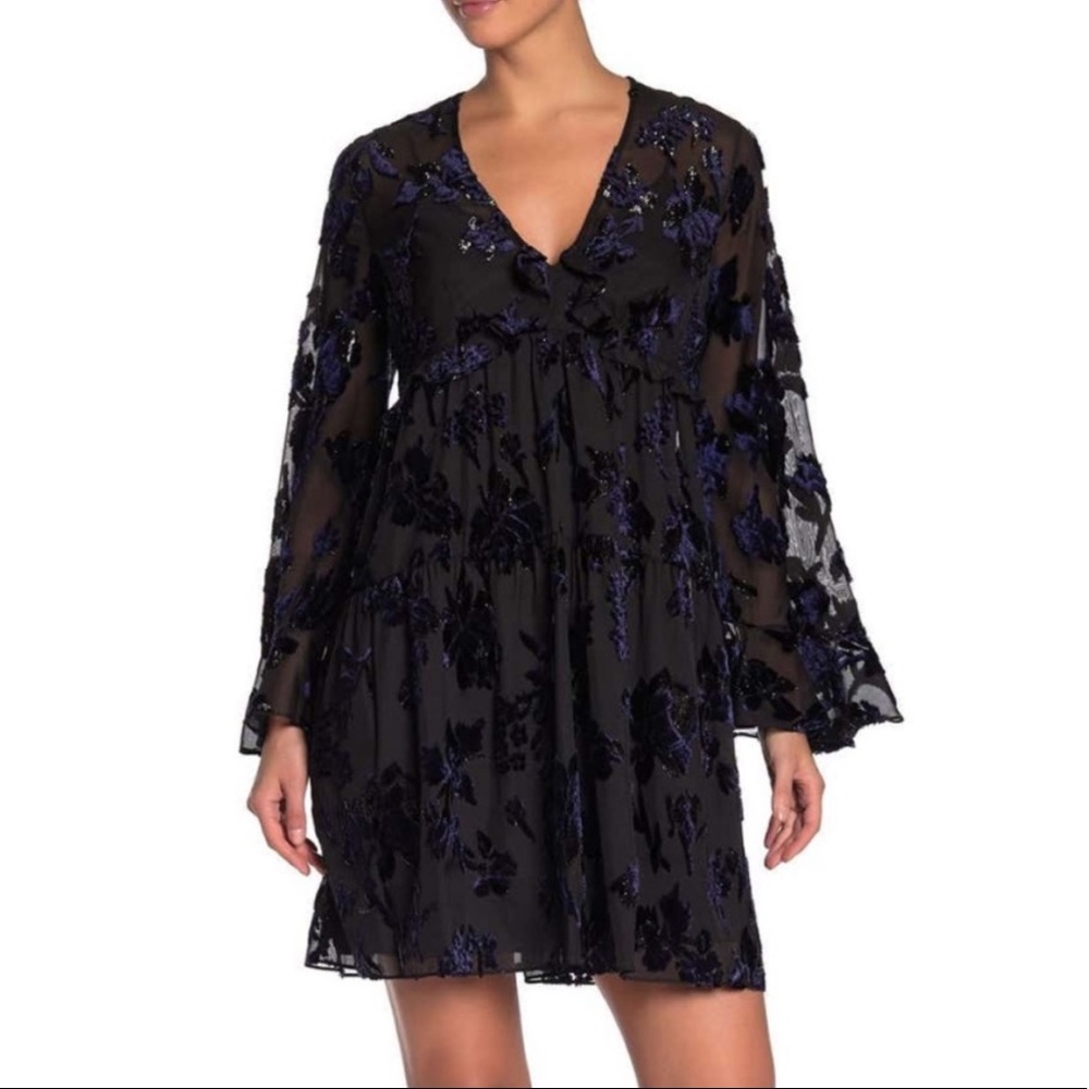 NWT Diane von Furstenberg Adelita Velvet Dress